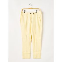 TRUE NYC - Pantalon 7/8 jaune en coton - Femme - Taille TU - Modz