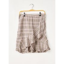 SET - Jupe mi-longue marron en viscose - Femme - Taille 36 - Modz