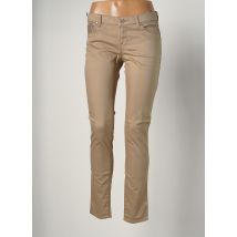 ARMANI - Pantalon slim marron en coton - Femme - Taille W28 - Modz