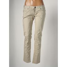 MELTIN'POT - Pantalon droit beige en coton - Femme - Taille W31 - Modz