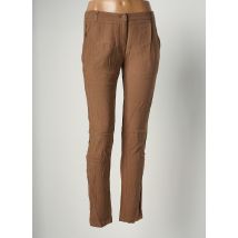 AMERICAN VINTAGE - Pantalon chino marron en viscose - Femme - Taille 36 - Modz