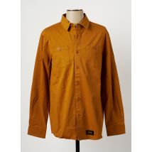 WEMOTO - Chemise manches longues orange en coton - Homme - Taille S - Modz
