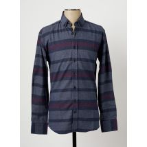 KRONSTADT - Chemise manches longues gris en coton - Homme - Taille S - Modz