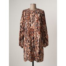 ICHI - Robe mi-longue orange en viscose - Femme - Taille 38 - Modz