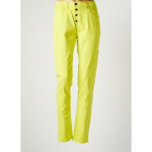 COUTURIST - Pantalon slim jaune en coton - Femme - Taille 34 - Modz