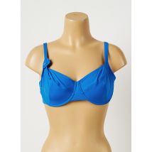 EMPREINTE - Haut de maillot de bain bleu en polyamide - Femme - Taille 44 - Modz