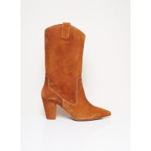 SARENZA - Bottes marron en cuir - Femme - Taille 40 - Modz