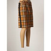 DENIM &DRESS - Jupe mi-longue orange en coton - Femme - Taille 36 - Modz