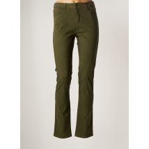 KANOPE - Pantalon droit vert en coton - Femme - Taille 36 - Modz