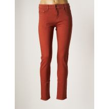 KALISSON - Pantalon slim orange en coton - Femme - Taille 36 - Modz
