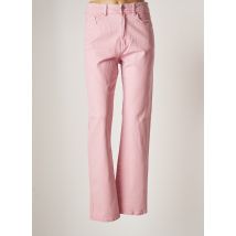 ESPRIT - Jeans coupe droite rose en coton - Femme - Taille TU - Modz