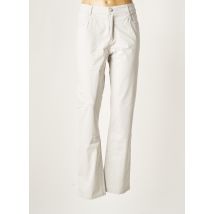 YOULINE - Pantalon slim gris en coton - Femme - Taille 48 - Modz