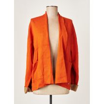 WNT COLLECTION - Gilet manches longues orange en viscose - Femme - Taille 38 - Modz