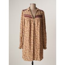 CHERRY PARIS - Robe mi-longue marron en polyester - Femme - Taille 38 - Modz