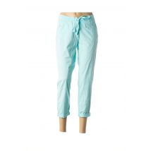 MADO ET LES AUTRES - Pantalon 7/8 bleu en lyocell - Femme - Taille 38 - Modz
