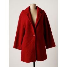 MINSK - Manteau long rouge en polyester pour femme - Taille 38 - Modz