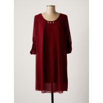 MINSK - Robe courte rouge en polyester pour femme - Taille 36 - Modz
