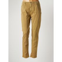 DESGASTE - Pantalon slim marron en coton - Femme - Taille TU - Modz