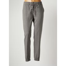 SANDWICH - Pantalon chino gris en polyester - Femme - Taille 40 - Modz