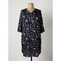 PAUSE CAFE - Robe mi-longue bleu en viscose - Femme - Taille 46 - Modz