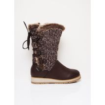 KIMBERFEEL - Bottines/Boots marron en cuir pour femme - Taille 36 - Modz