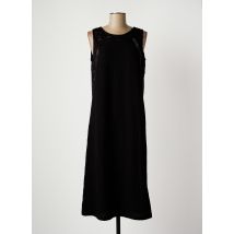 NÜ - Robe mi-longue noir en viscose - Femme - Taille 34 - Modz