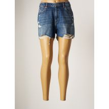 Q/S BY S.OLIVER - Short bleu en coton - Femme - Taille W42 - Modz