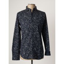 DEELUXE - Chemise manches longues bleu en coton - Homme - Taille S - Modz