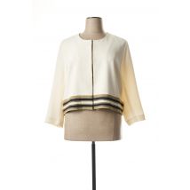 BLEU BLANC ROUGE - Veste casual beige en polyester - Femme - Taille 48 - Modz