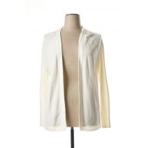 OUI - Gilet manches longues beige en coton - Femme - Taille 46 - Modz
