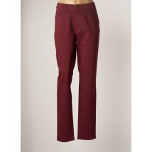 LCDN - Pantalon slim rouge en coton - Femme - Taille 48 - Modz