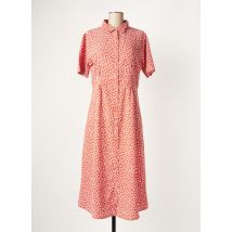 PROTEST - Robe mi-longue orange en polyester - Femme - Taille 34 - Modz