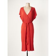 PROTEST - Robe mi-longue orange en polyester - Femme - Taille 34 - Modz