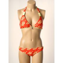 LITTLE MARCEL - Maillot de bain 2 pièces orange en polyamide - Femme - Taille 38 - Modz