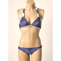 LITTLE MARCEL - Maillot de bain 2 pièces bleu en polyamide - Femme - Taille 34 - Modz