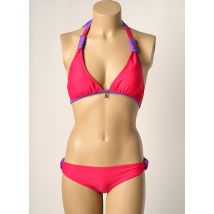 LITTLE MARCEL - Maillot de bain 2 pièces rose en polyamide - Femme - Taille 34 - Modz