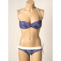 LITTLE MARCEL - Maillot de bain 2 pièces bleu en polyamide - Femme - Taille 34 - Modz
