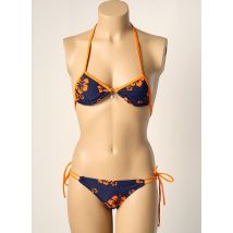LITTLE MARCEL - Maillot de bain 2 pièces orange en polyamide - Femme - Taille 36 - Modz