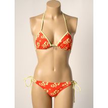 LITTLE MARCEL - Maillot de bain 2 pièces orange en polyamide pour femme - Taille 34 - Modz