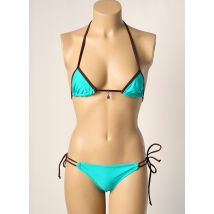 LITTLE MARCEL - Maillot de bain 2 pièces bleu en polyamide - Femme - Taille 34 - Modz