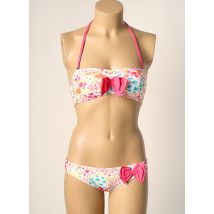 PRINCESS K - Maillot de bain 2 pièces rose en polyamide - Femme - Taille 36 - Modz