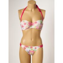 KIWI - Maillot de bain 2 pièces rose en polyester - Femme - Taille 38 - Modz
