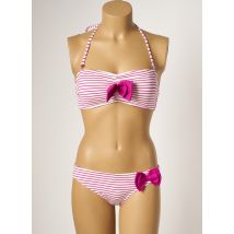 PRINCESS K - Maillot de bain 2 pièces violet en polyamide - Femme - Taille 38 - Modz