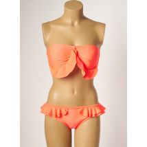 PRINCESS K - Maillot de bain 2 pièces orange en polyamide - Femme - Taille 42 - Modz