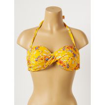 KIWI - Haut de maillot de bain jaune en polyamide - Femme - Taille 42 - Modz