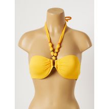 YSABEL MORA - Haut de maillot de bain jaune en polyester - Femme - Taille 95B - Modz