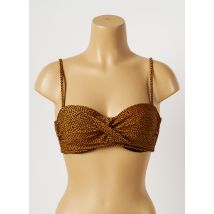 PROTEST - Haut de maillot de bain marron en polyamide - Femme - Taille 85C - Modz