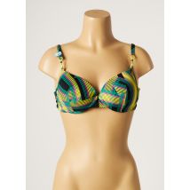 CHERRY BEACH - Haut de maillot de bain vert en polyamide - Femme - Taille 100B - Modz