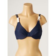 MOONTIDE - Haut de maillot de bain bleu en polyamide - Femme - Taille 85D - Modz