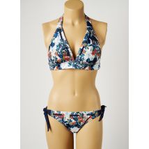 LAGON BLEU - Maillot de bain 2 pièces bleu en polyamide - Femme - Taille 42 - Modz